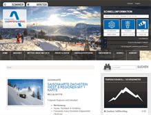 Tablet Screenshot of bergbahnen-werfenweng.com